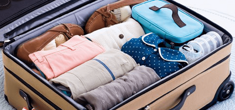 Dicas de como arrumar a sua mala de viagem.